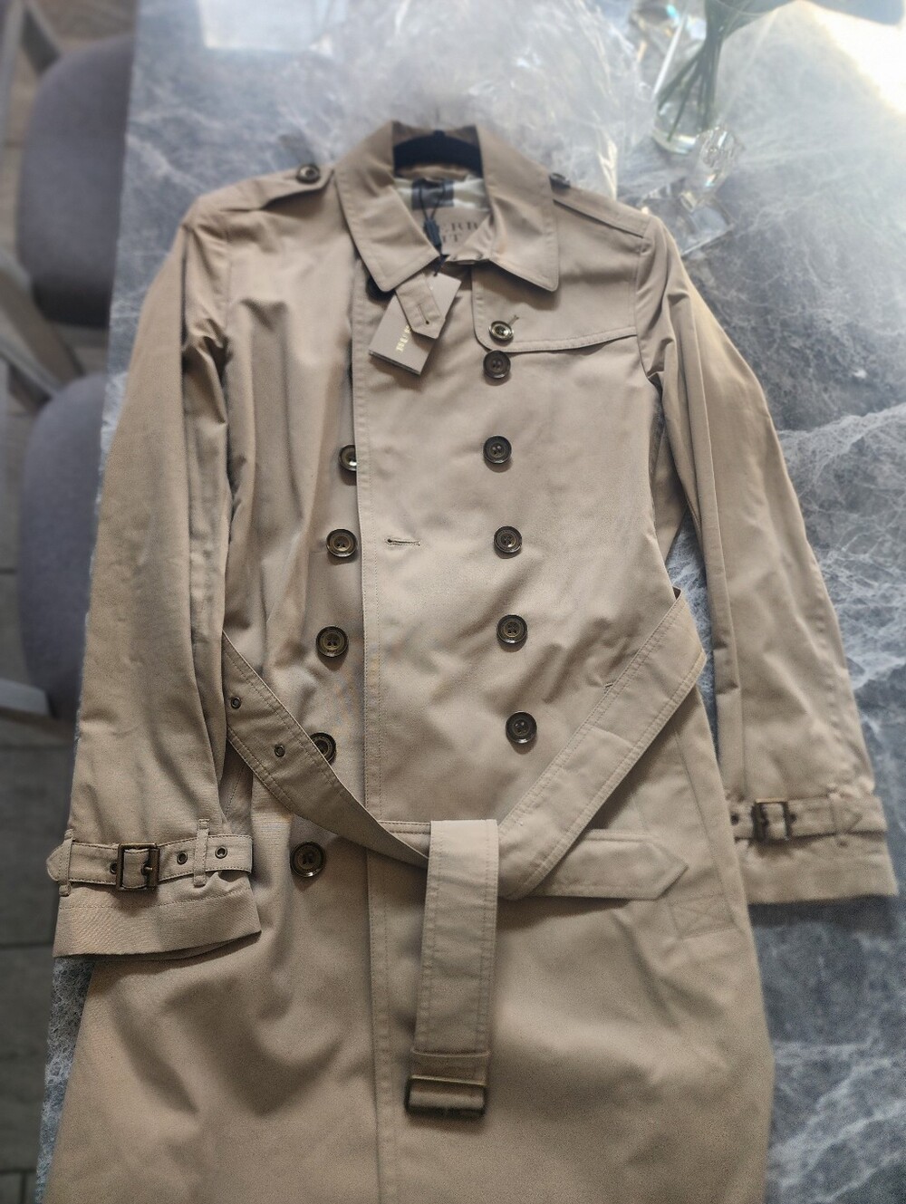 Burberry Brit Beige Trench Jacket